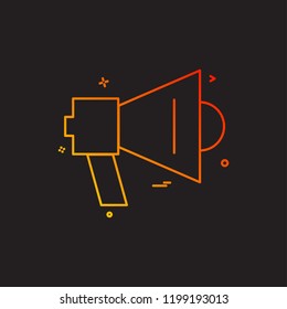 Speaker icon design vector