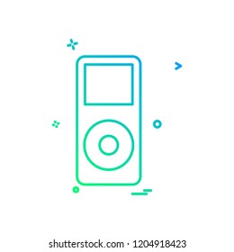 Speaker icon design vector