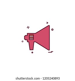 Speaker icon design vector