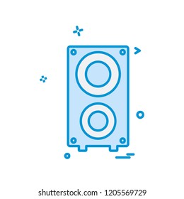 Speaker icon design vector