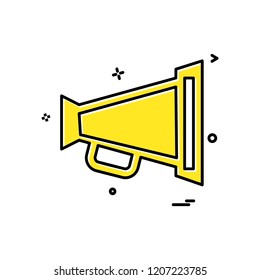 Speaker icon design vector