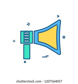 Speaker icon design vector