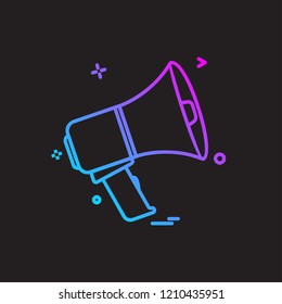 Speaker icon design vector