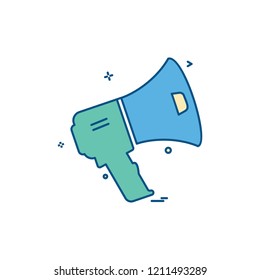 Speaker icon design vector