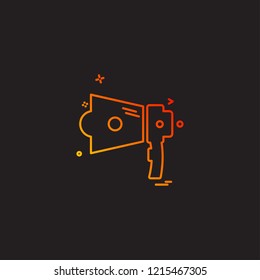 Speaker icon design vector