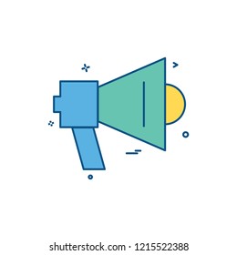 Speaker icon design vector