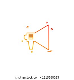 Speaker icon design vector