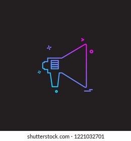 Speaker icon design vector
