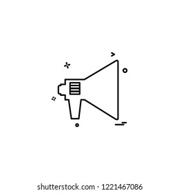 Speaker icon design vector