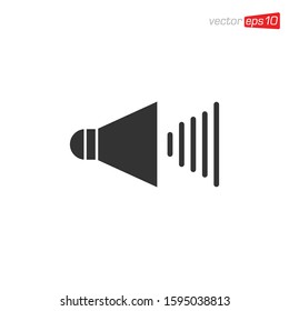 Speaker Icon Design Vector Template