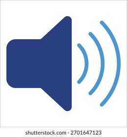 Elemento del icono del altavoz para el diseño