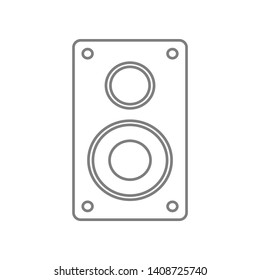 Speaker icon. Element of web for mobile concept and web apps icon. Outline, thin line icon for website design and development, app development