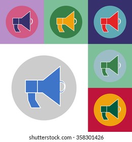 Speaker icon, eps 10