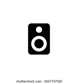speaker Icon. Flat style design isolated on white background. Vector illustration