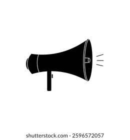Speaker icon flat style isolated. Vector