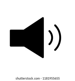 Speaker icon flat trendy