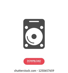 Speaker icon flat trendy style