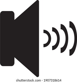 Icono del altavoz para el proyecto de diseño gráfico