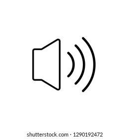 Speaker icon graphic design template vector isolated
