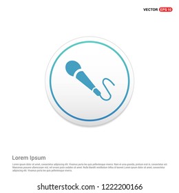 speaker icon Hexa White Background icon template - Free vector icon