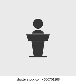 Speaker  icon illustration isolated vector sign symbol