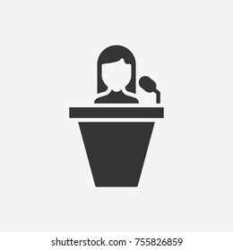 Speaker  icon illustration isolated vector sign symbol