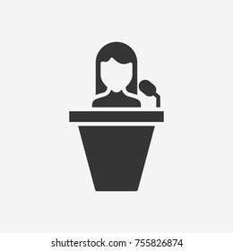 Speaker  icon illustration isolated vector sign symbol