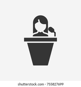 Speaker  icon illustration isolated vector sign symbol