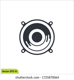 speaker icon illustration vector eps 10