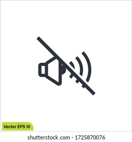 Speaker icon illustration. Volume icon. vector eps 10