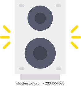 Speaker Icon image. Suitable for mobile application.