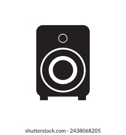 Speaker icon isolated on white background. Vector Illustration.