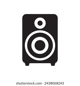 Speaker icon isolated on white background. Vector Illustration.