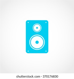 Speaker Icon Isolated on White Background
