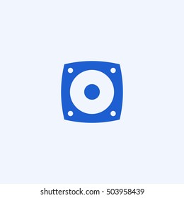 speaker icon, isolated, white background