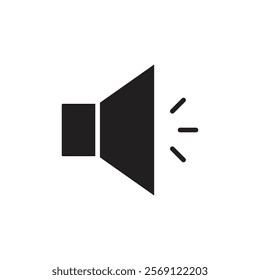 Speaker icon Line Art Logo set