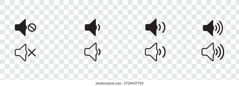 Speaker icon logo design. volume sign and symbol. loudspeaker icon. sound symbol