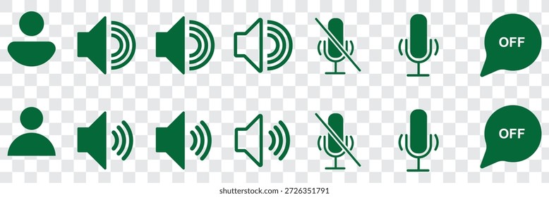 Diseño del logotipo del icono del altavoz. signo y símbolo de volumen. icono del altavoz. símbolo de sonido