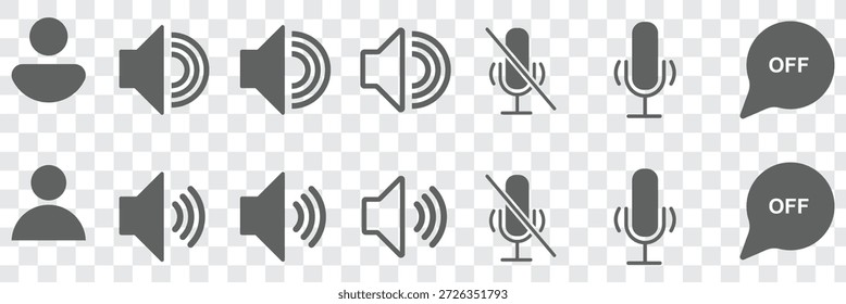 Diseño del logotipo del icono del altavoz. signo y símbolo de volumen. icono del altavoz. símbolo de sonido