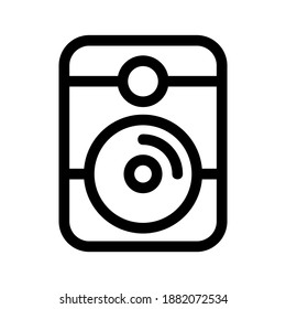 speaker icon or logo isolated sign symbol vector illustration - high quality black style vector icons
