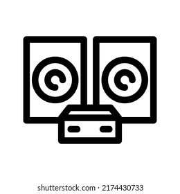 speaker icon or logo isolated sign symbol vector illustration - high quality black style vector icons
