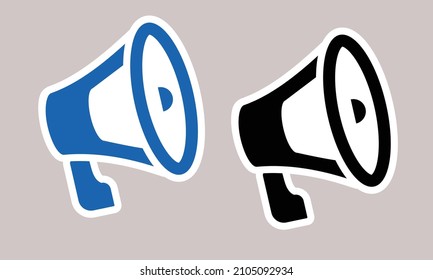 Speaker Icon, Loudspeaker, Vector illustration
