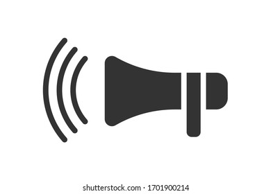 Speaker icon. Loudspeaker vector symbol. Good for web, store and other. Vector illustration isolated on white background.