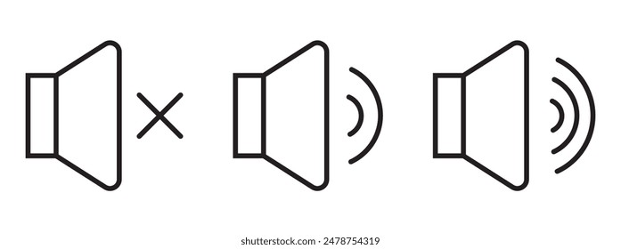 Speaker icon. Megaphone loudspeaker with voice recording or siren. Attribute for organizers and leading mass events.