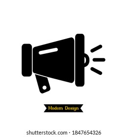 icono de altavoz con diseño moderno. ilustración vectorial
