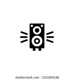 speaker icon on white background