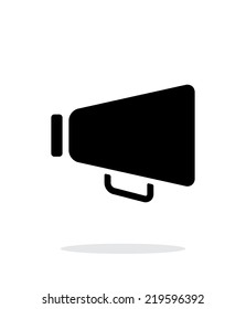Speaker icon on white background. Vector illustration.