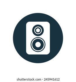 speaker icon on white background 
