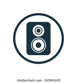 speaker icon on white background 