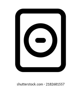 Speaker Icon with Outline Style